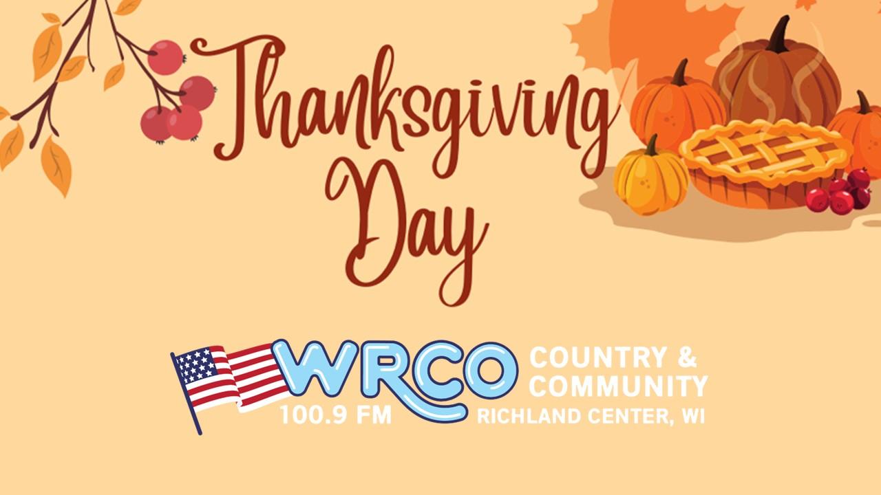 Happy Thanksgiving from WRCO