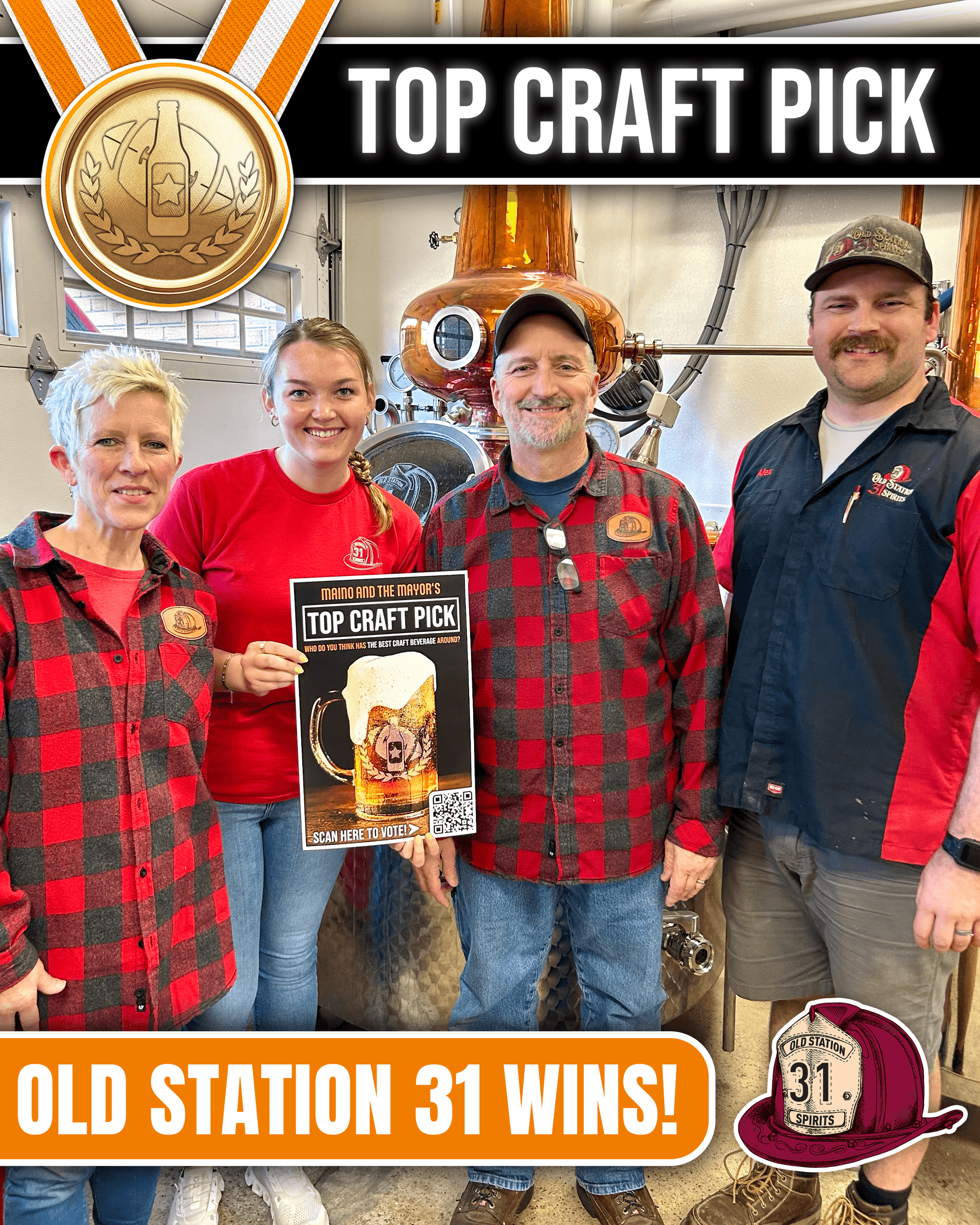 Top Craft Winner - Old Station 31 Spirits