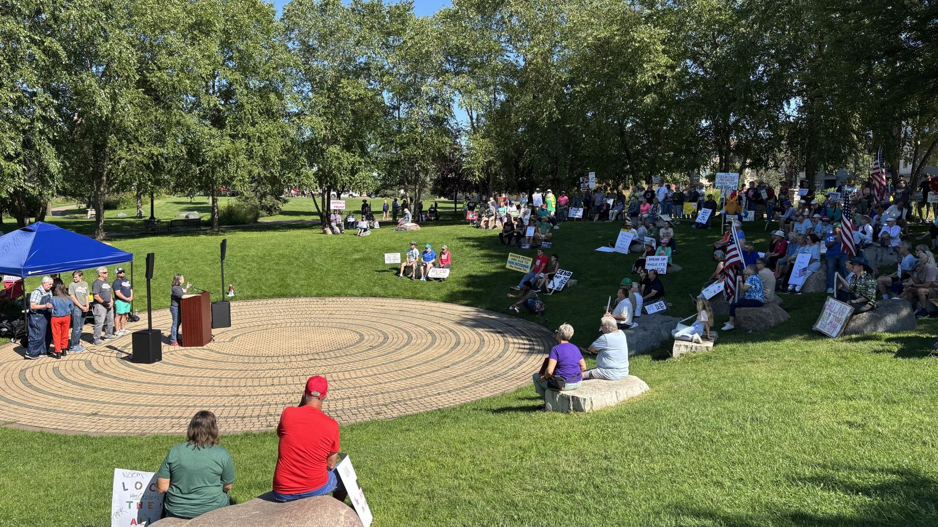 Eau Claire Residents Gather for Labor Fest Rally in Phoenix Park