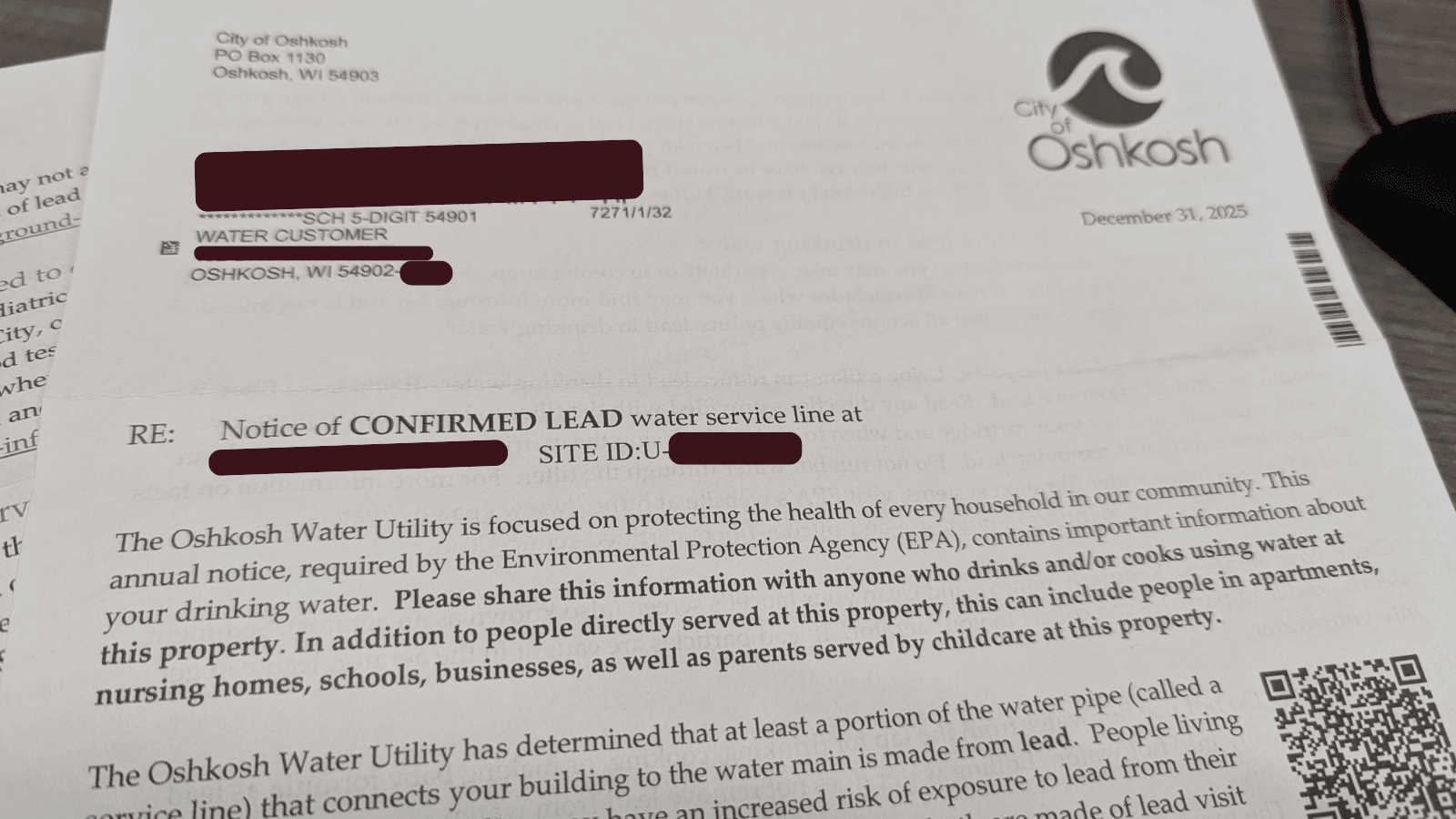 City of Oshkosh offers help for lead service line questions and replacement