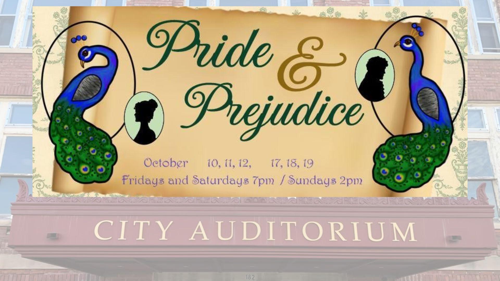 Pride and Prejudice continues this weekend at The City Auditorium